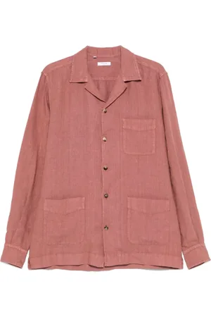 Boglioli Heren, Overhemden, Roze, Maat: L