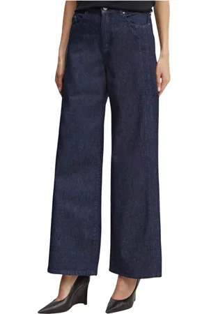 Karl Lagerfeld Dames, Jeans, Blauw, Maat: W25 Katoen