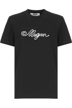 Msgm Dames, Tops, Zwart, Maat: L Katoen
