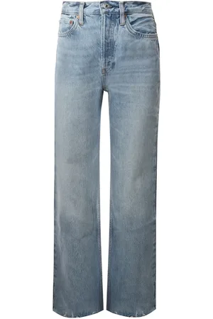 RE/DONE Dames, Jeans, Blauw, Maat: W25 Katoen