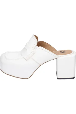Moma Dames, Schoenen, Wit, Maat: 37 EU Leer