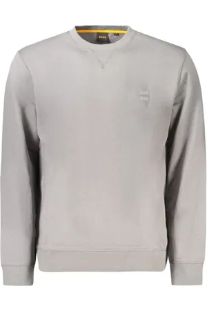 HUGO BOSS Heren, Sweatshirts & Hoodies, Grijs, Maat: XL Katoen