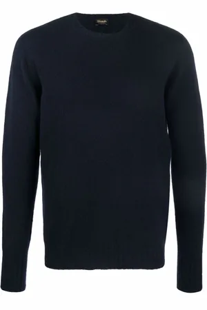 DRUMOHR Heren, Truien, Blauw, Maat: L Kasjmier
