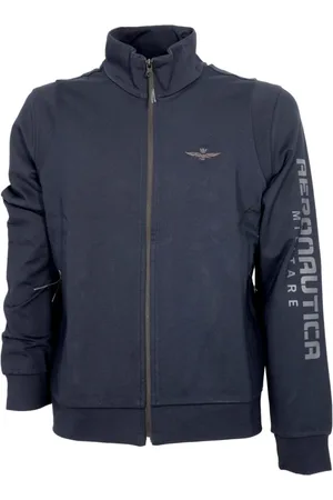 Aeronautica Militare Heren, Sweatshirts & Hoodies, Blauw, Maat: 4XL Viscose