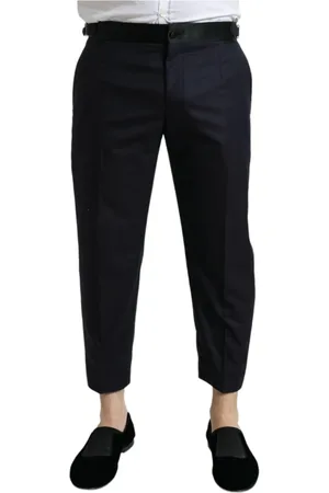 Dolce & Gabbana Heren, Broeken, Blauw, Maat: 2XL Zijde