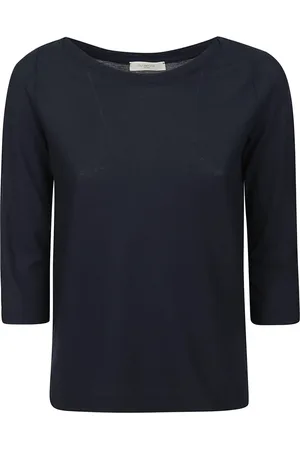 ZANONE Dames, Tops, Blauw, Maat: 2XS Katoen