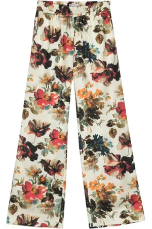 ALBERTO BIANI Dames, Broeken, Veelkleurig, Maat: XS Zijde