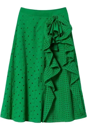Twin-Set Dames, Rokken, Groen, Maat: S