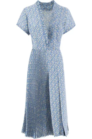 ERMANNO SCERVINO Dames, Jurken, Blauw, Maat: M Zijde