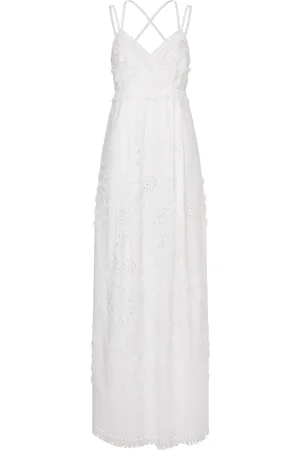 Alberta Ferretti Dames, Jurken, Wit, Maat: XS Katoen