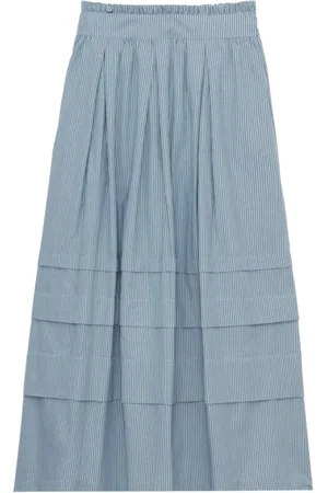 Inès de la Fressange Dames, Rokken, Blauw, Maat: XS Katoen