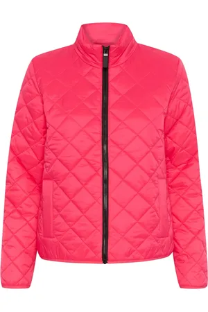 Kaffe Dames, Jassen, Roze, Maat: XS Poliester