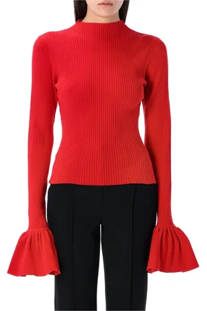 ROTATE Dames, Truien, Rood, Maat: XS Viscose