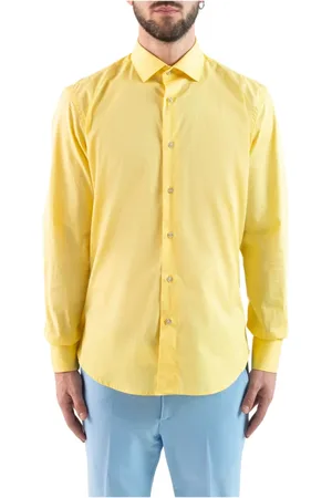COR SINE LABE DOLI Heren, Overhemden, Geel, Maat: 2XL