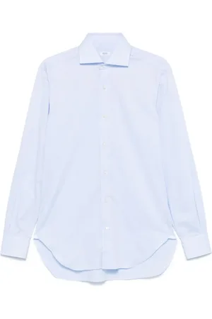 BARBA Heren, Overhemden, Blauw, Maat: 3XL Katoen