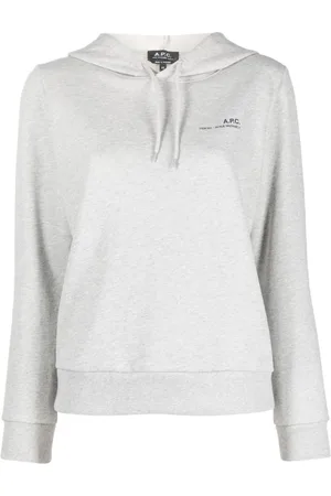 A.P.C. Dames, Sweatshirts & Hoodies, Grijs, Maat: L Katoen