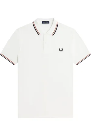 Fred Perry Heren, Tops, Wit, Maat: XL Katoen