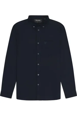 Lyle & Scott Heren, Overhemden, Blauw, Maat: S Katoen
