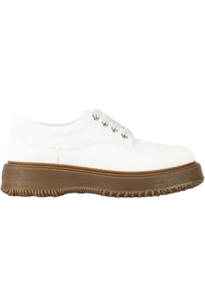 Hogan Dames, Schoenen, Wit, Maat: 35 1/2 EU Leer