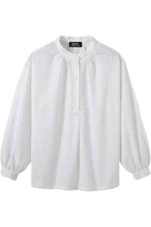 A.P.C. Dames, Blouses & Shirts, Wit, Maat: M