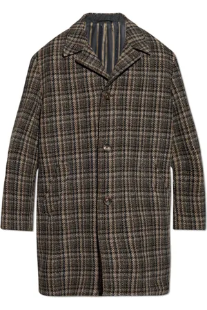 Etro Heren, Mantels, Grijs, Maat: XL Wol
