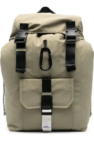 A.P.C. Heren, Tassen, Groen, Maat: ONE Size Nylon