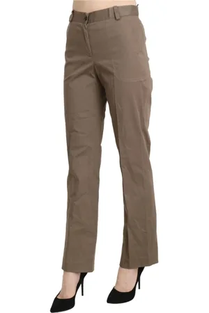 Bencivenga Dames, Broeken, Bruin, Maat: 2XL Katoen