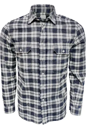 Xacus Heren, Overhemden, Blauw, Maat: 2XL Katoen