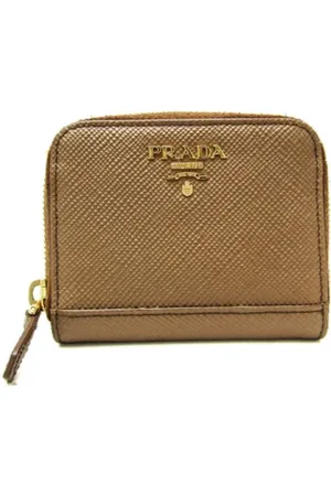 Prada Dames, Pre-owned, Bruin, Maat: ONE Size Leer