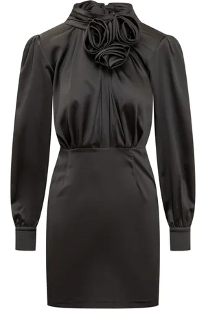 ACTUALEE Dames, Jurken, Zwart, Maat: M
