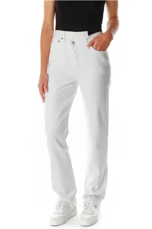AGOLDE Dames, Jeans, Wit, Maat: W31 Denim