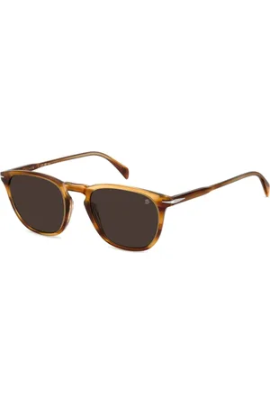 DB EYEWEAR BY DAVID BECKHAM Heren, Accessoires, Bruin, Maat: 51 MM