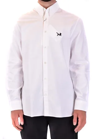 Calvin Klein Heren, Overhemden, Wit, Maat: 2XL Katoen