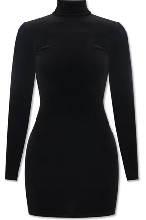 Balenciaga Dames, Jurken, Zwart, Maat: XS Velours