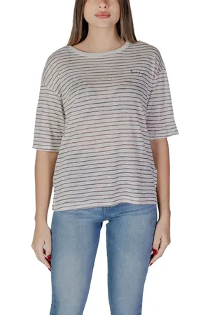 B YOUNG Dames, Tops, Bruin, Maat: L Viscose