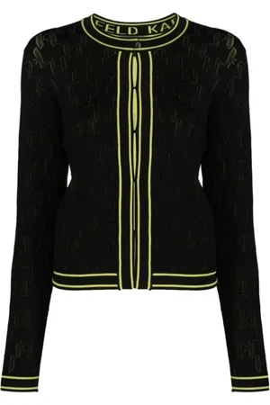 Karl Lagerfeld Dames, Truien, Zwart, Maat: XL