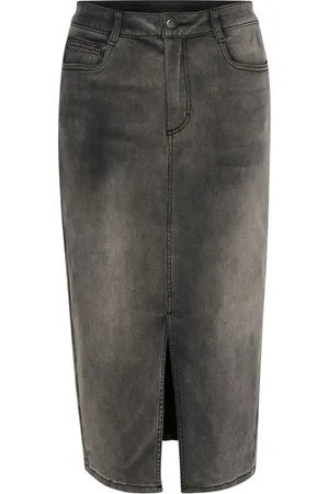 Kaffe Dames, Rokken, Blauw, Maat: S Denim