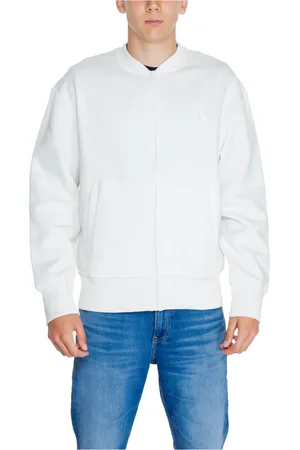Calvin Klein Heren, Jassen, Wit, Maat: L Katoen