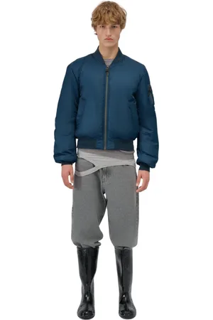 BACON Heren, Jassen, Blauw, Maat: L Katoen