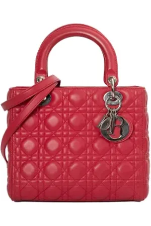 Dior Dames, Pre-owned, Roze, Maat: ONE Size Leer