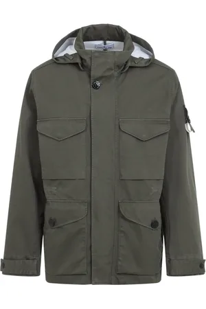 Stone Island Heren, Jassen, Groen, Maat: S Katoen