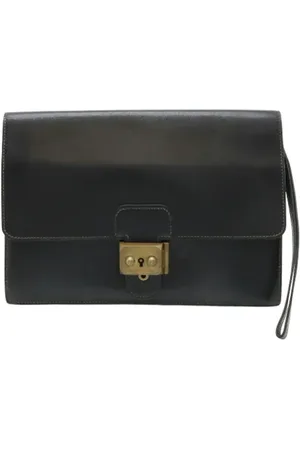 Hermès Dames, Pre-owned, Zwart, Maat: ONE Size Leer