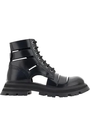 Alexander McQueen Dames, Schoenen, Zwart, Maat: 36 1/2 EU Leer