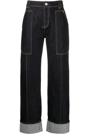 Alexander McQueen Dames, Jeans, Blauw, Maat: W25 Katoen