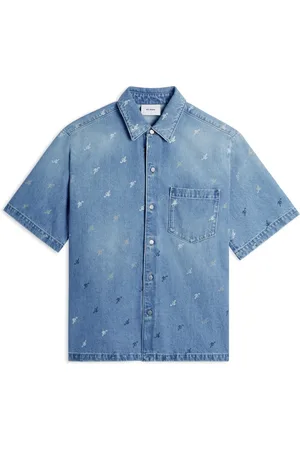 Axel Arigato Heren, Overhemden, Blauw, Maat: XL Katoen