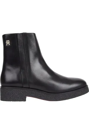 Tommy Hilfiger Dames, Schoenen, Zwart, Maat: 36 EU Leer