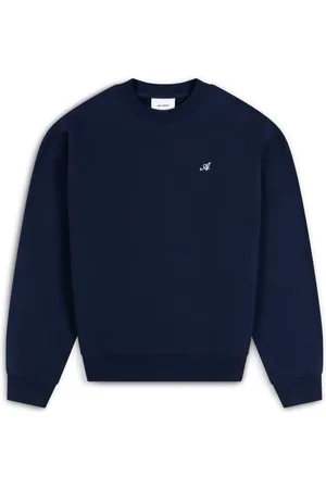 Axel Arigato Heren, Sweatshirts & Hoodies, Blauw, Maat: M Katoen