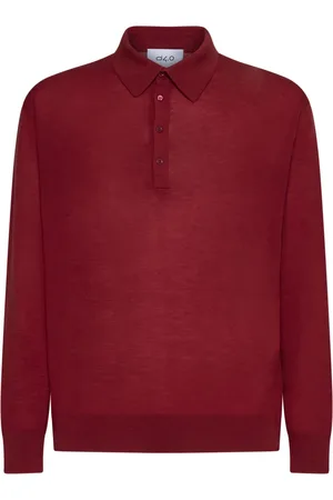 D4.0 Heren, Tops, Rood, Maat: S Wol