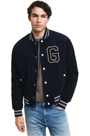 GANT Heren, Jassen, Blauw, Maat: 2XL Corduroy