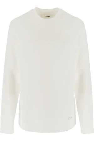 Jil Sander Heren, Tops, Wit, Maat: M Katoen